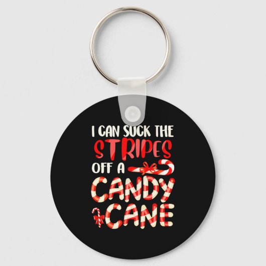 Porte-clés Funny Dirty Candy Cane Christmas Hilarious Santa H (Recto)