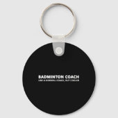 Porte-clés Funny Dminton Trainer Définition Dminton Coach (Recto)