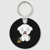 Porte-clés Funny Dog Smells Stinky O O  (Recto)