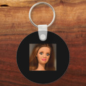 Porte-clés Funny Doll Face Meme Disgusting  (Recto)