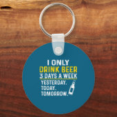 Porte-clés Funny Drinking Shirt Beer Lovers (Recto)