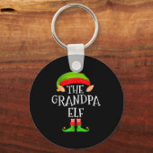 Porte-clés Funny Elf Family Christmas Grandpa Elf Sweater Mat (Recto)