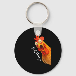 Porte-clés Funny F-Caw-F Poulet F-Caw-F Poulet Créatif Décont
