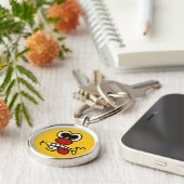 Porte-clés Funny Face porte - clés personnalisés (Côté)