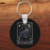 Porte-clés Funny Fairycore Tarot Gothique Witchcraft Poulet D (Recto)