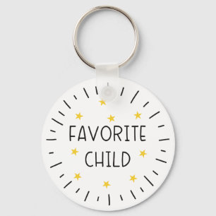 Porte-clés Funny Favori Keyring avec message