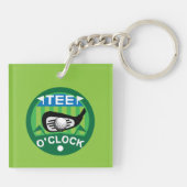 Porte-clés Funny Femme Golfers Pros Fanatics de golf (Dos)