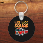 Porte-clés Funny Firefighter Art For Kids Men Women Fireman F (Recto)