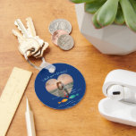 Porte-clés Funny Fish Pun Custom Photo Valentine's Day<br><div class="desc">Hook, line, and sinker—they'll love this keychain! Celebrate your favorite "catch" with a charming nautical-themed photo keychain. It features a deep sea-blue background with a pair of adorable, colorful fish swimming gracefully in the ocean. This romantic keychain includes a heart-shaped photo template where you can easily add your favorite couple's...</div>