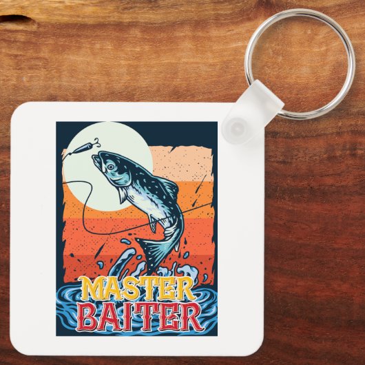 Porte-clés Funny Fishing Master Baiter (Verso)