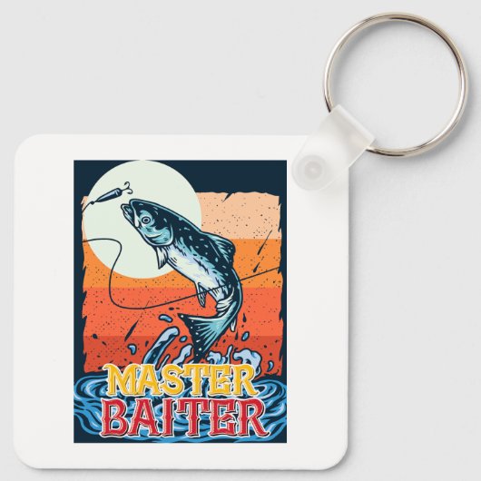 Porte-clés Funny Fishing Master Baiter (Dos)