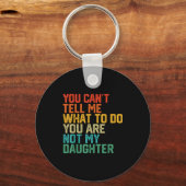 Porte-clés Funny For Father Dad From Daughter Father's Day Da (Recto)
