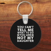 Porte-clés Funny For Father Dad From Daughter Father's Day Da (Recto)