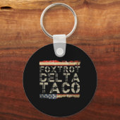 Porte-clés Funny Foxtrot Delta Taco3 (Recto)