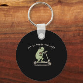 Porte-clés Funny Frog Off To Praise The Lord Christian Scoote (Recto)