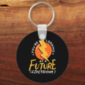 Porte-clés Funny Future Electrician Electrical Engineer (Recto)