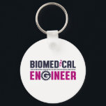 Porte-clés Funny Geek Engineer Biomedical Engineering Major<br><div class="desc">Biomedical Engineer Freaking Awesome Is Not Official Job Title. Funny and humorous design for geek and nerd biomedical engineers. This cool, awesome merchandise is for those working in biomedical engineering or major in engineering disciplines. Perfect for those who enjoy humor, puns, jokes and sarcasm. Great Christmas gift and birthday present...</div>