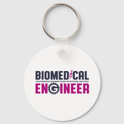 Porte-clés Funny Geek Engineer Biomedical Engineering Major (Recto)