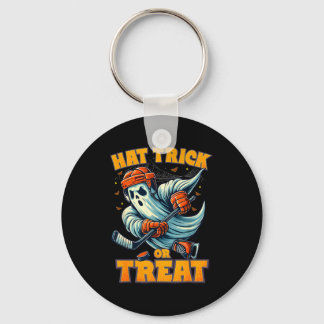 Porte-clés Funny Ghost Ice Hockey Player Halloween Costume Me