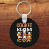 Porte-clés Funny Gingerbread Lovers Cookie Baking Crew Christ (Recto)