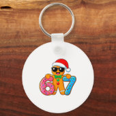 Porte-clés Funny Gingerbread Six Seven 67 Ice Cream Drip Chri (Recto)