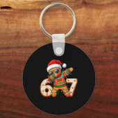 Porte-clés Funny Gingerbread Six Seven 67 Ice Cream Drip Chri (Recto)