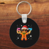 Porte-clés Funny Gingerbread Six Seven 67 Ice Cream Drip Chri (Recto)