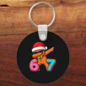 Porte-clés Funny Gingerbread Six Seven 67 Ice Cream Drip Chri (Recto)