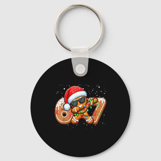 Porte-clés Funny Gingerbread Six Seven 67 Ice Cream Drip Chri (Recto)