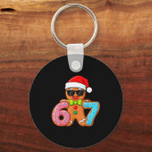 Porte-clés Funny Gingerbread Six Seven 67 Ice Cream Drip Chri (Recto)