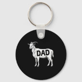 Porte-clés Funny Goat Gift Dad Sarcastic Graphic  (Recto)