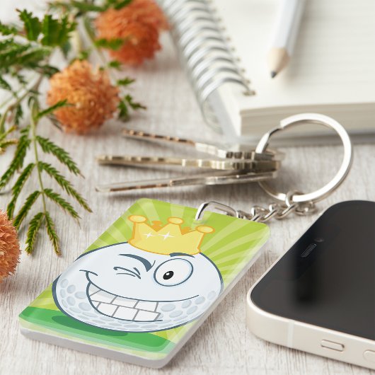 Porte-clés Funny Golf Ball King Of Golf