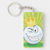 Porte-clés Funny Golf Ball King Of Golf (Devant)