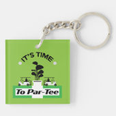 Porte-clés Funny Golfing Pros Golfing Fanatics Sports (Dos)