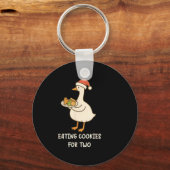 Porte-clés Funny Goose Pregnancy Pregnant Announcement To Hus (Recto)