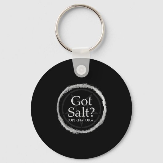 Porte-clés Funny Got Salt Supernatural Salt Circle Lit Gft Te (Recto)