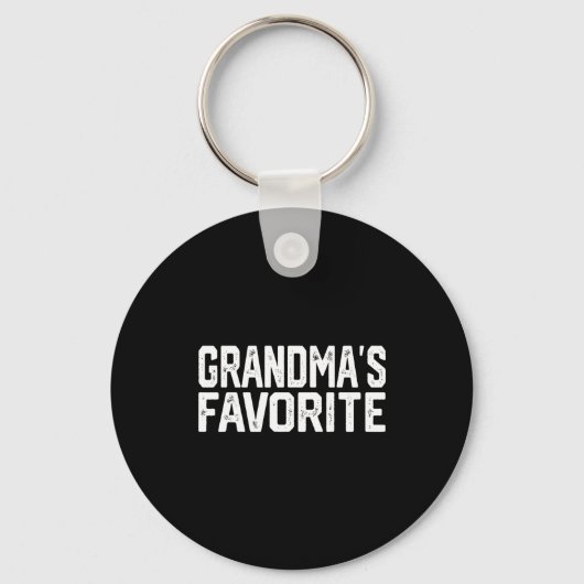 Porte-clés Funny Grandma's Favorite Grandparent Granhild  (Recto)