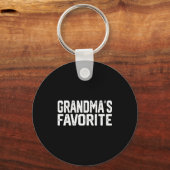 Porte-clés Funny Grandma's Favorite Grandparent Granhild  (Recto)