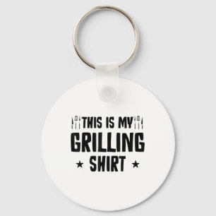 Porte-clés Funny Grilling Barbecue Barbecue Griller Smoker Pi