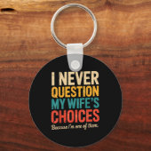 Porte-clés Funny Groovy Dad Joke Quote For Husband Fathers Da (Recto)