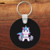 Porte-clés Funny Gym Shirts DeadLevant Unicorne - Gym D'entra (Recto)