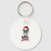 Porte-clés Funny Hail Santa Claus Skull Skeleton Antichrist C (Recto)