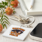 Porte-clés Funny Halloween Witch Design – "Resting Witch Face (Devant Droit)