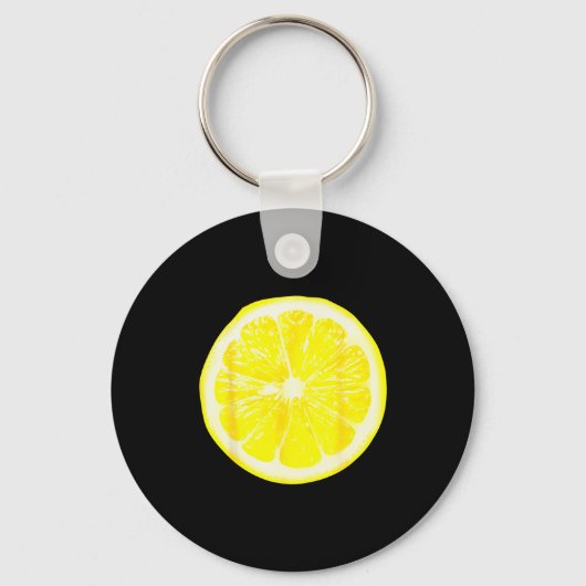 Porte-clés Funny Halloween Yellow Lemon Costume Fruit Costume (Recto)