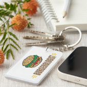 Porte-clés Funny Hamburger (Devant droit)