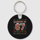 Porte-clés Funny Haunted By 67 Christmas Holiday Women Kids X (Recto)