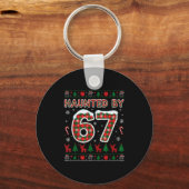 Porte-clés Funny Haunted By 67 Christmas Holiday Women Kids X (Recto)