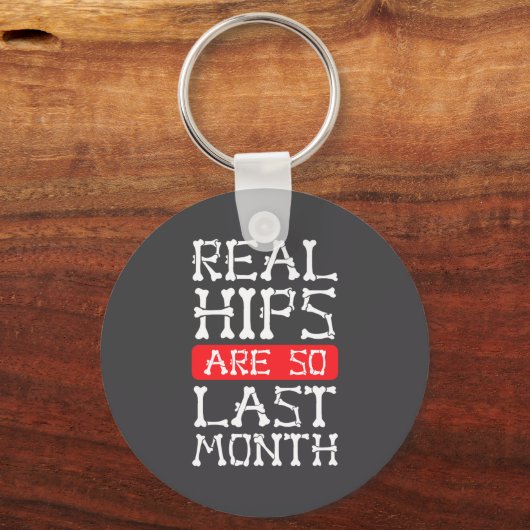 Porte-clés Funny Hip Replacement Bones Surgery Recovery  (Recto)