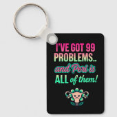 Porte-clés Funny Hormonal Uterus (Recto)