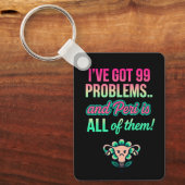 Porte-clés Funny Hormonal Uterus (Recto)